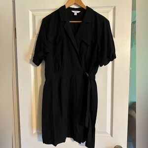 Black Wrap Dress